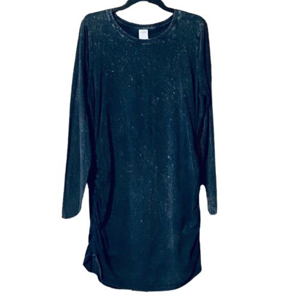 Victoria Secret Pink Dress Womens Size XXL Long Sleeve Shirred Sides